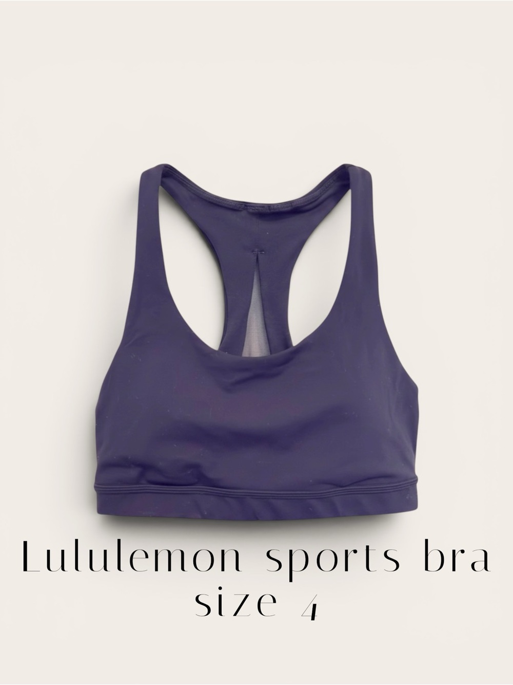 lululemon athletica black Racerback Sports Bra